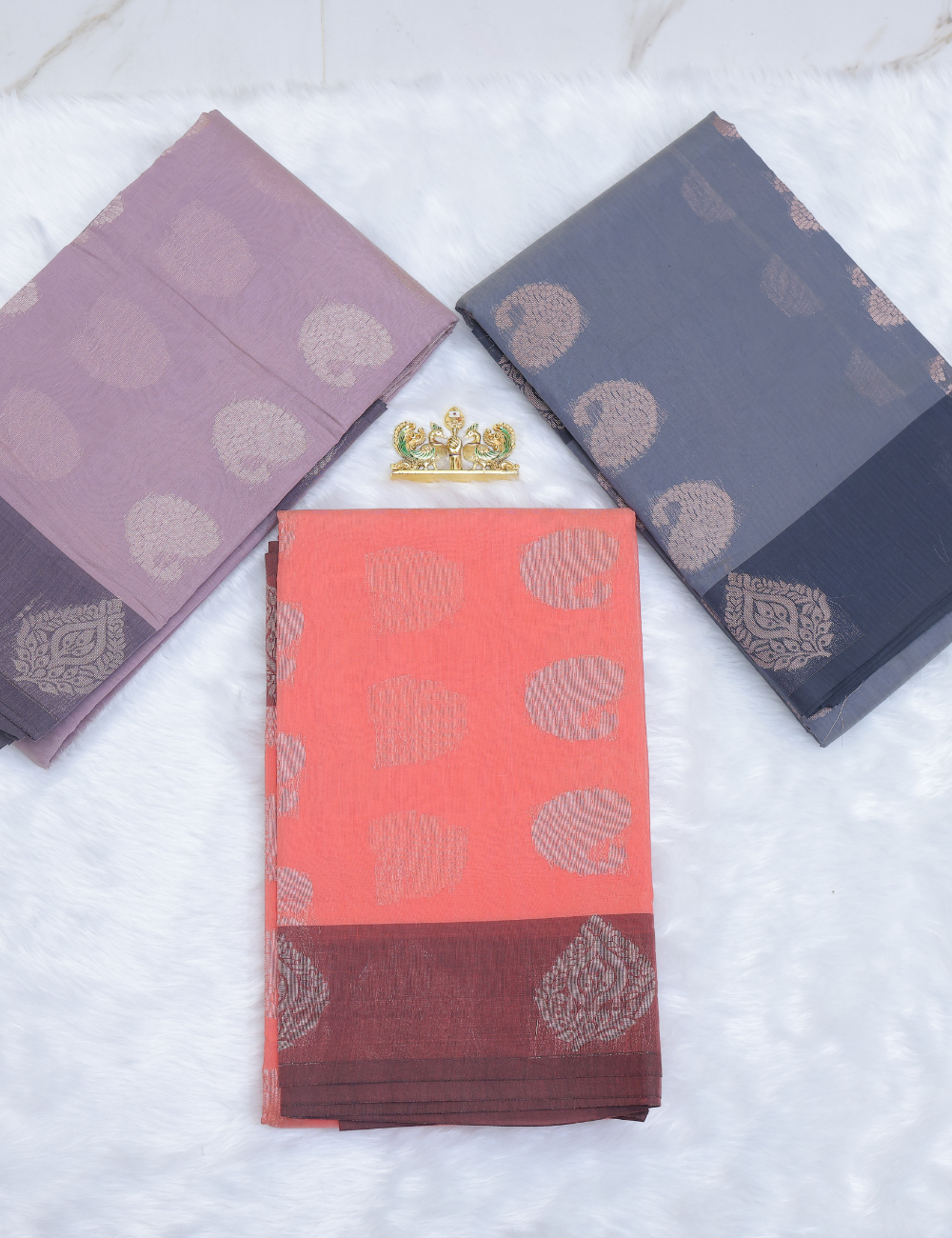 Silk Cotton Saree  Elegant Pastel & Classic Shades with Zari Butta