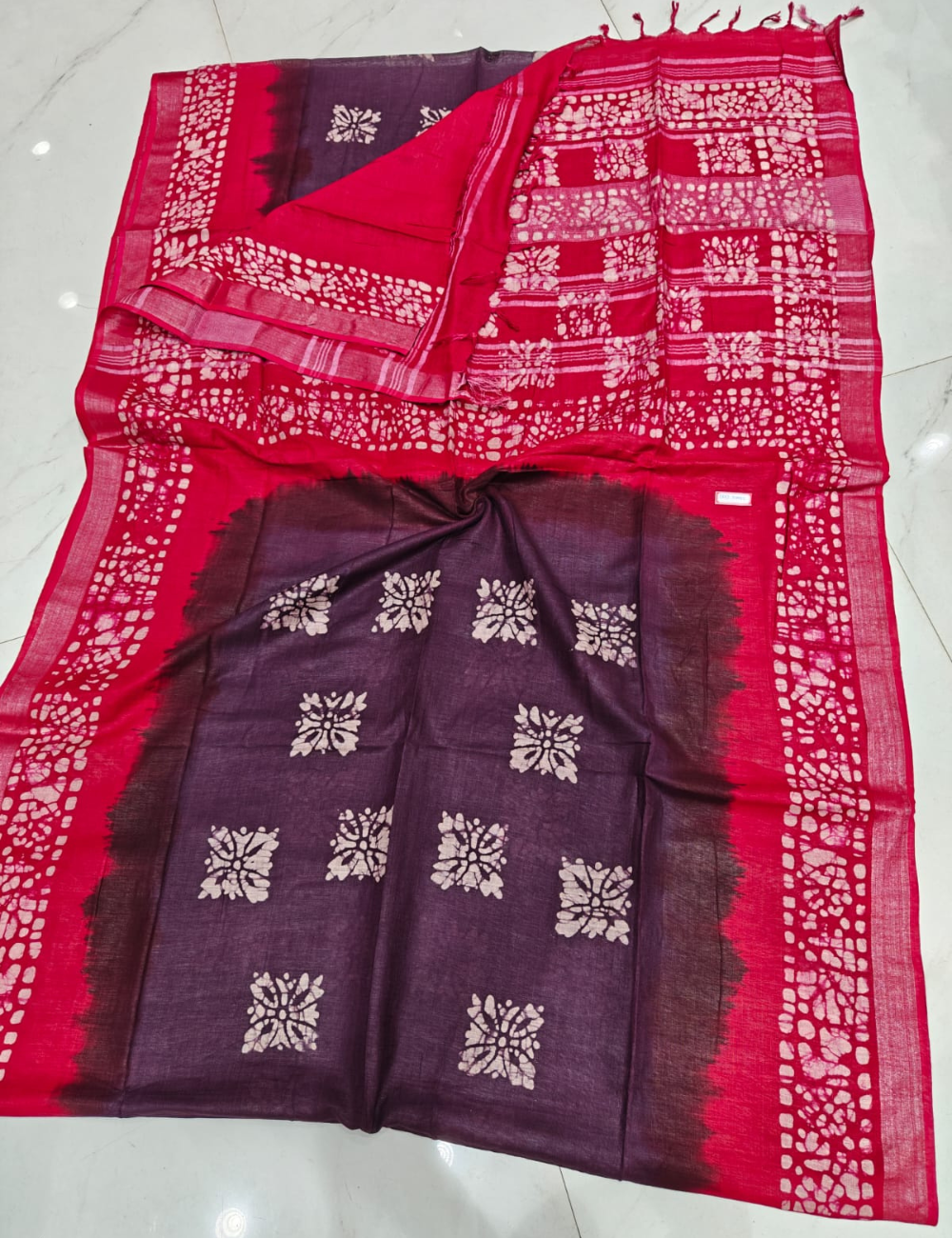 Summer Special Banswada Batik Cotton Saree with Blouse