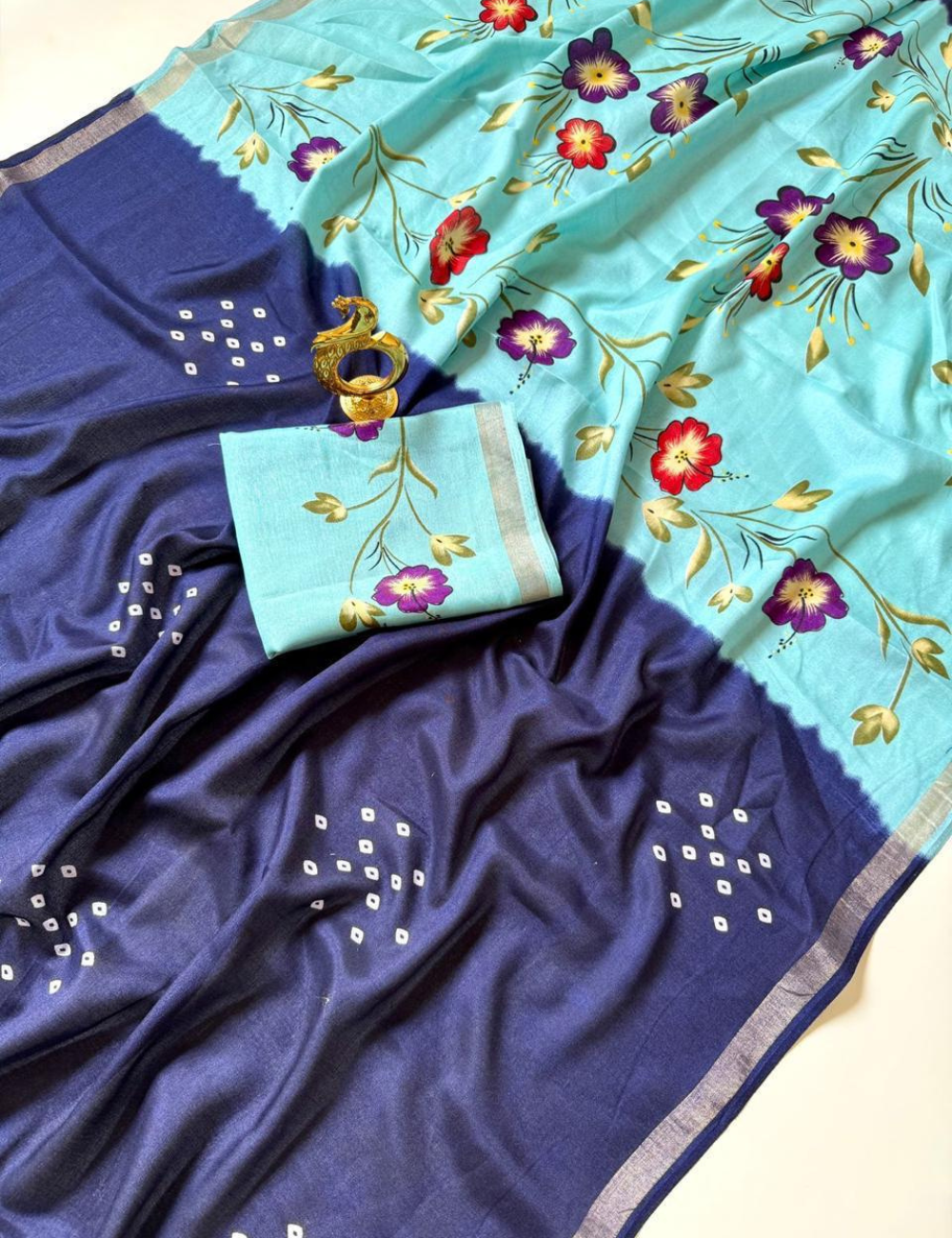Zejuri Special Heavy Grape Saree – Elegant Multi-Colour Collection