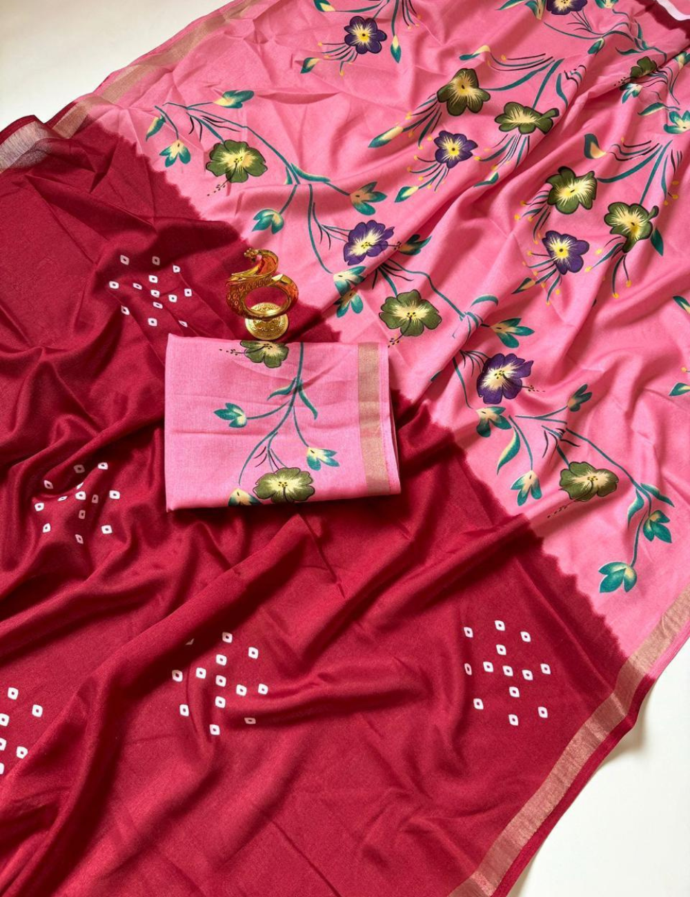 Zejuri Special Heavy Grape Saree – Elegant Multi-Colour Collection