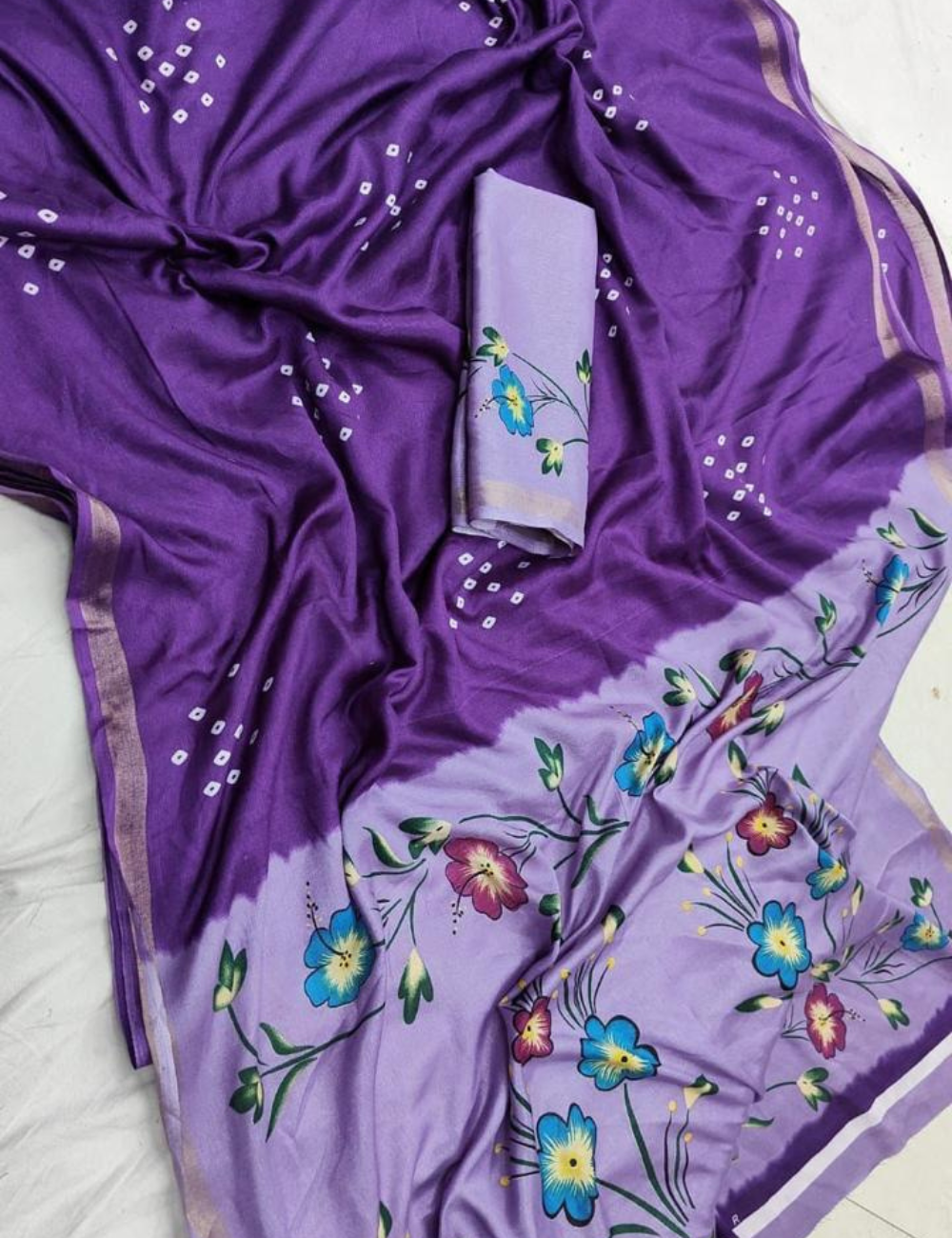 Zejuri Special Heavy Grape Saree – Elegant Multi-Colour Collection
