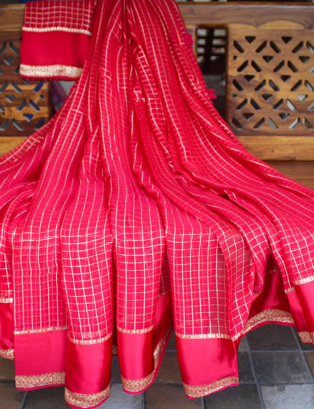 Georgette Fancy saree