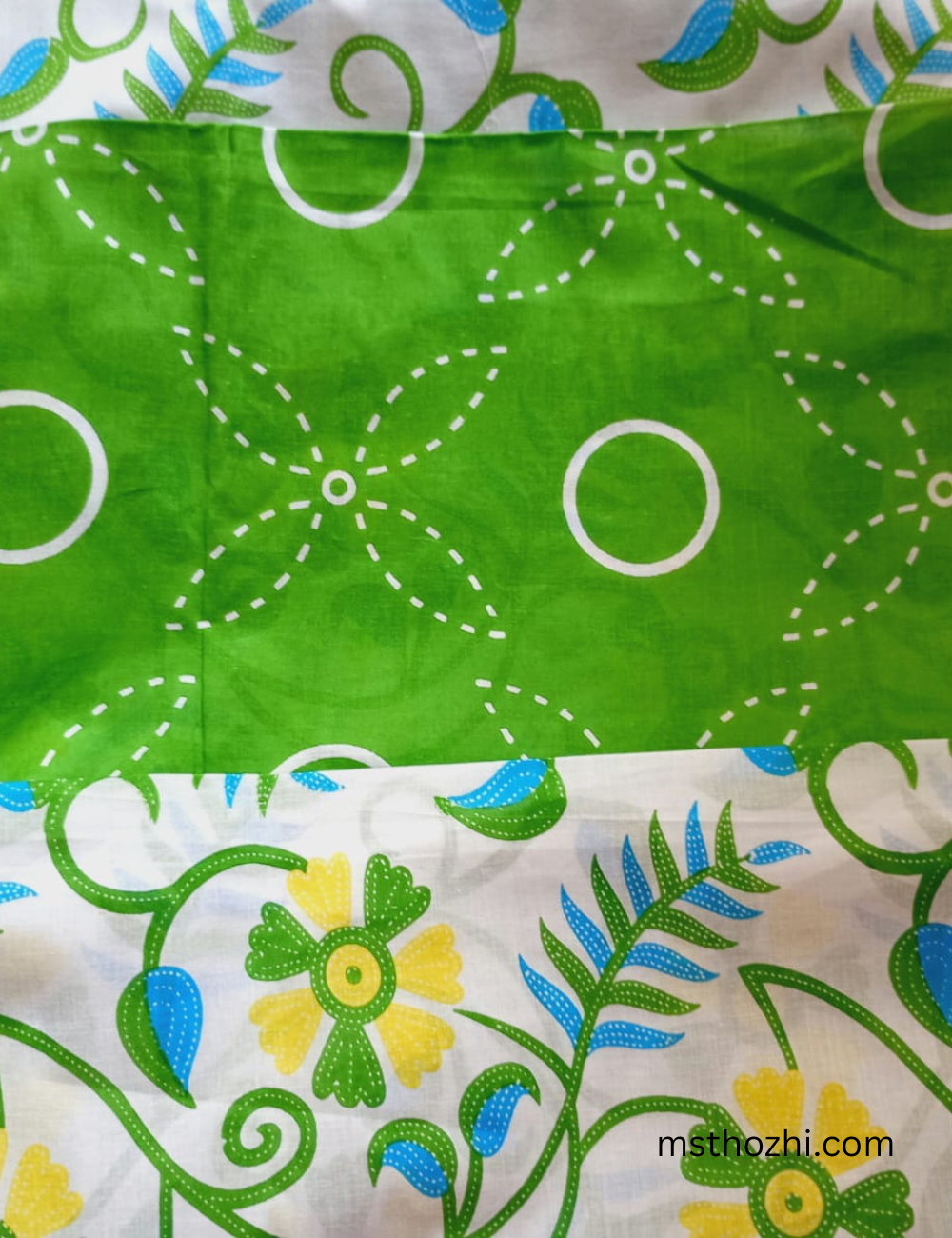 Premium Mulmul Cotton Floral Saree with Blouse | Soft Lightweight Summer Wear