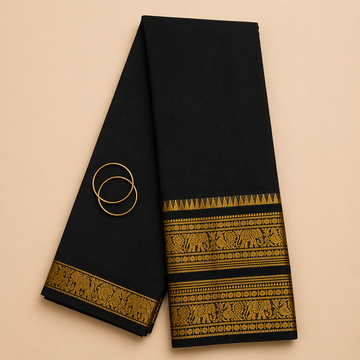 Chettinad/Kanchi Cotton Saree