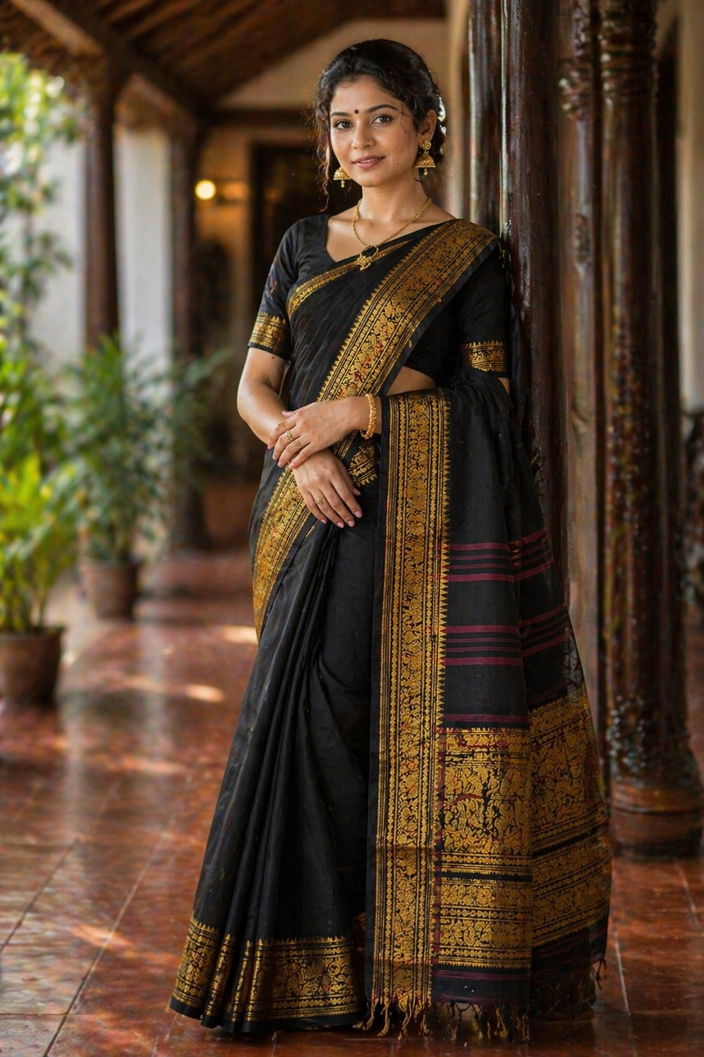 Chettinad/Kanchi Cotton Saree